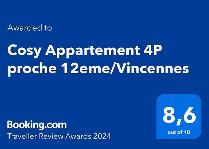 Cosy Appartement 4P Proche 12Eme/Vincennes